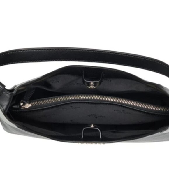 The Kate Spade Aster Black Pebbled Leather Hobo Bag - Picture 2 of 5